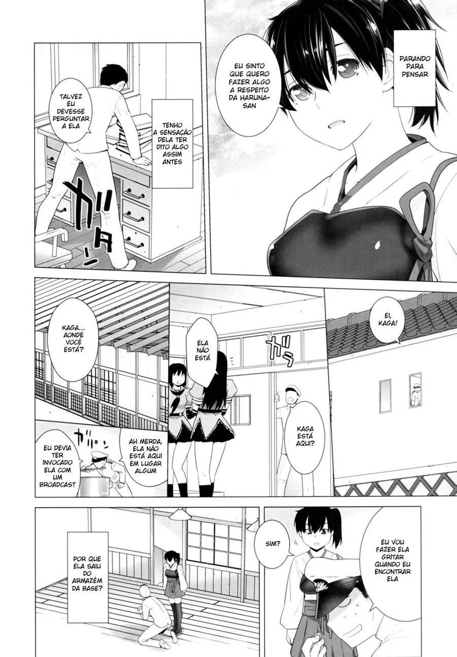 Haruna Faz o Treino Especial Também! – Hentai Preto e Branco – Alta Qualidade - Traduzido