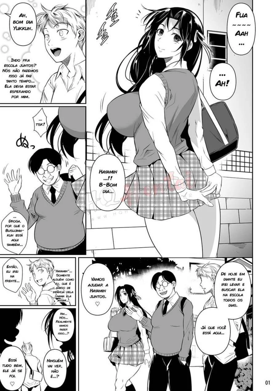 Hayami – Hentai Preto e Branco – Quadrinho Original