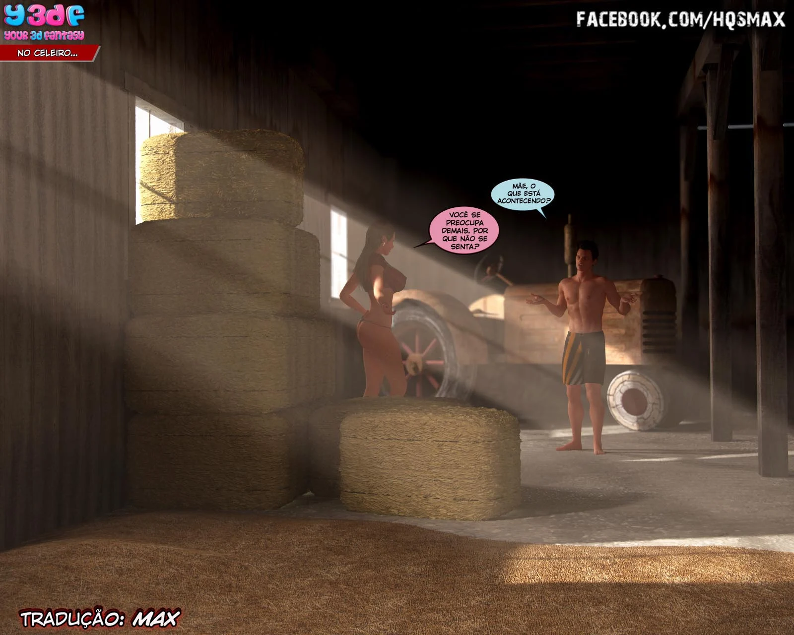 Hentai 3D HQ: Putaria em família – HQ Traição – PT-BR