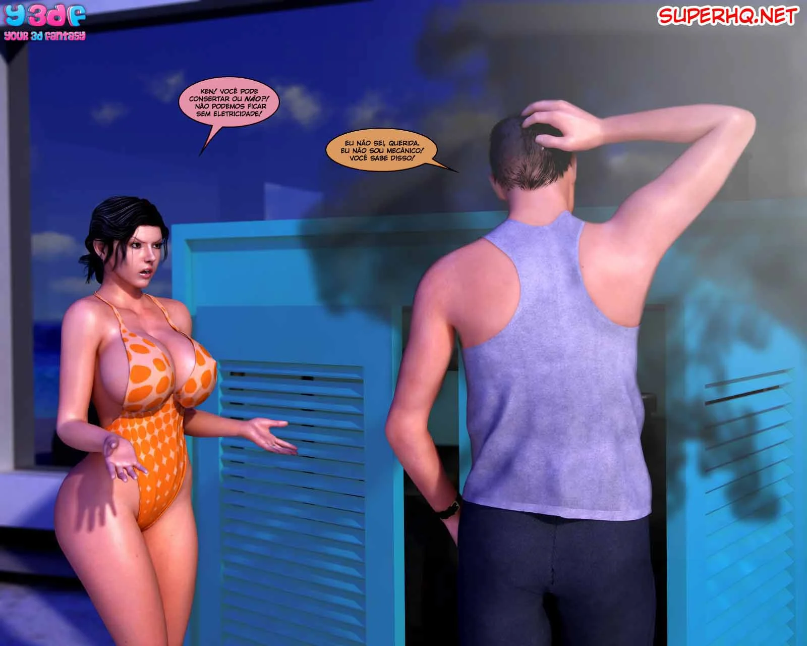 Hentai 3D incesto mãe e filho pornô HQ – Hentai 3D – Traduzido