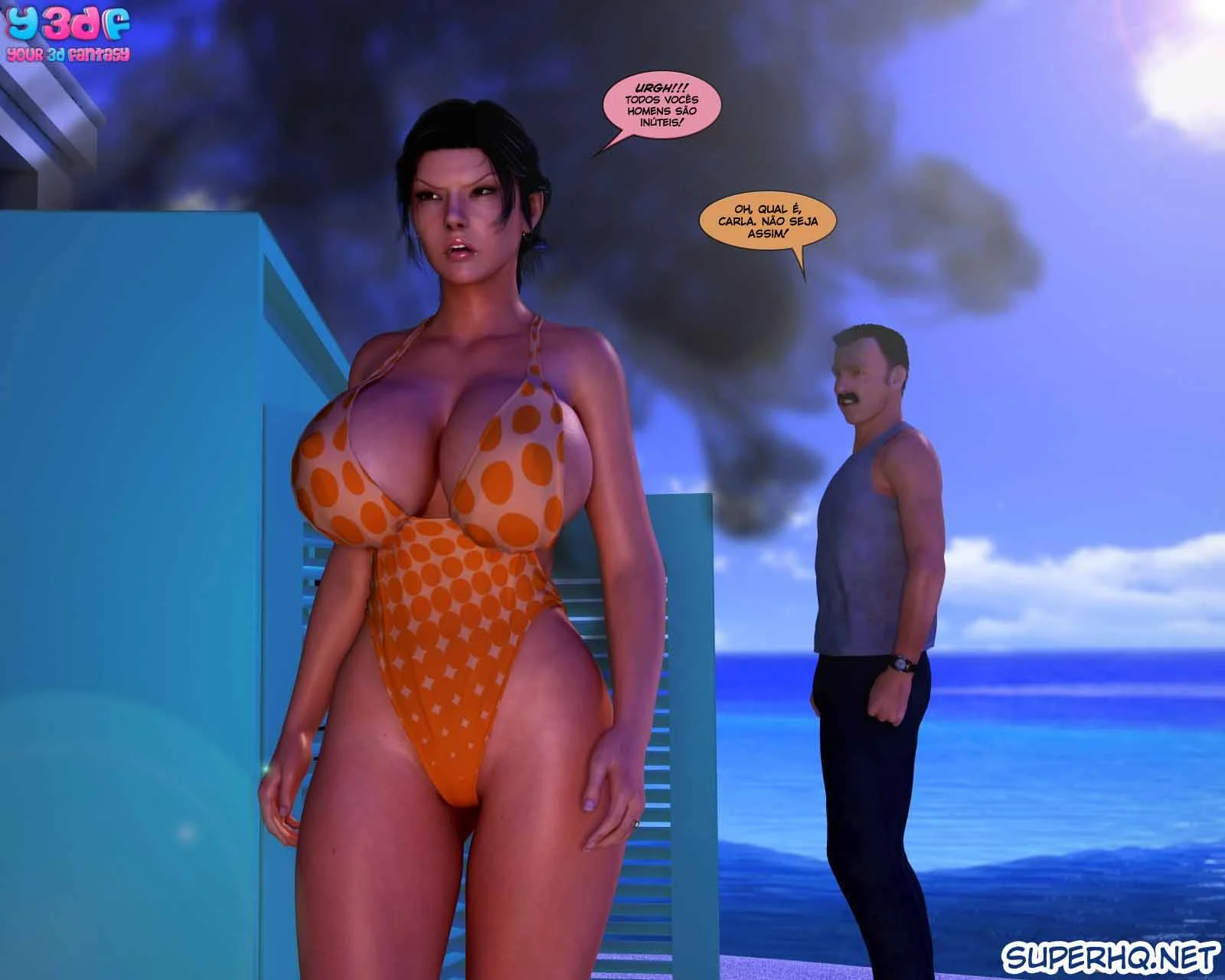 Hentai 3D incesto mãe e filho pornô HQ – Hentai 3D – Traduzido