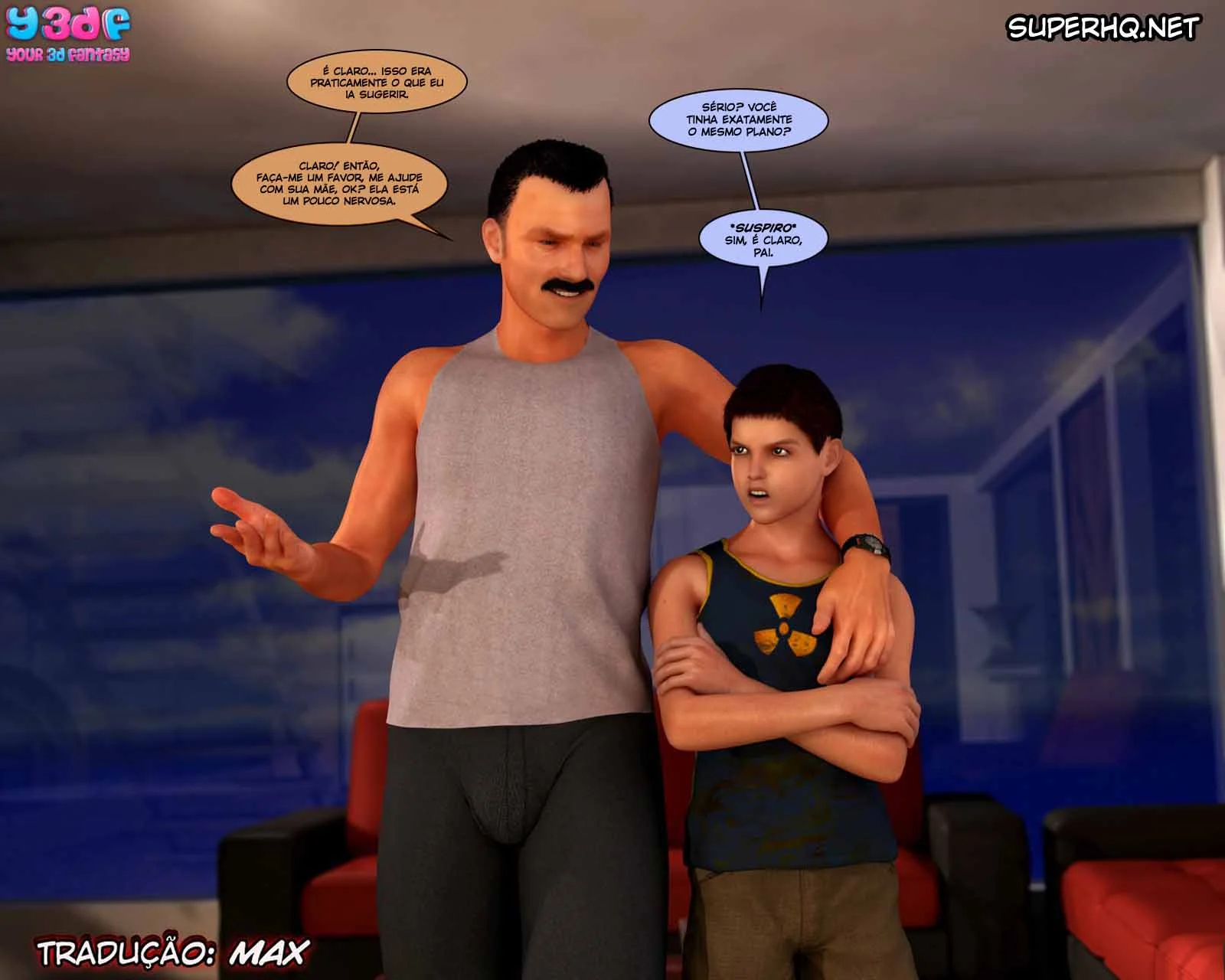 Hentai 3D incesto mãe e filho pornô HQ – Hentai 3D – Traduzido