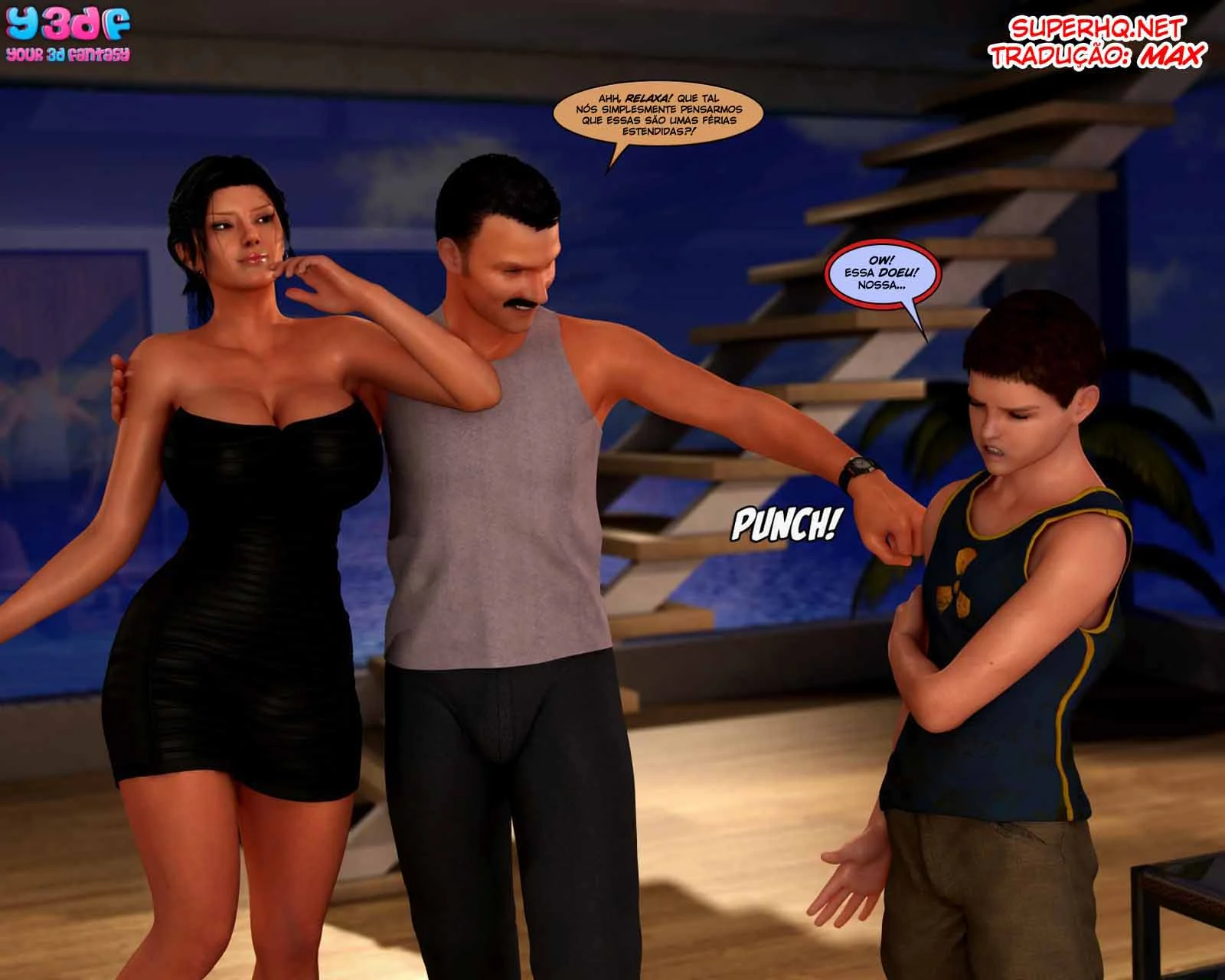Hentai 3D incesto mãe e filho pornô HQ – Hentai 3D – Traduzido