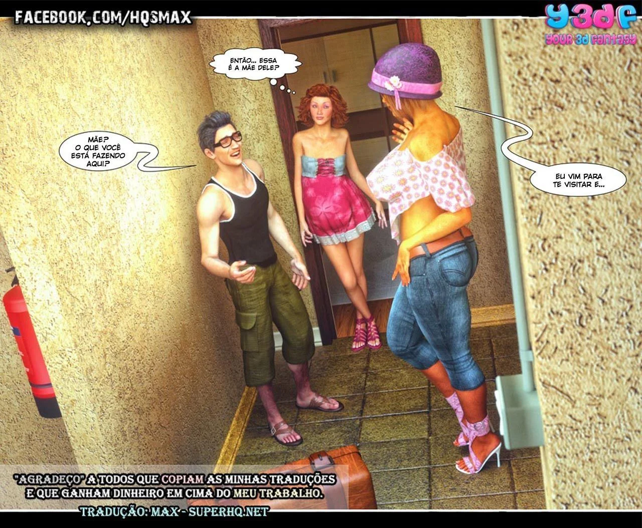 Hentai 3D incesto: Quadrinhos eróticos de sexo com a mamãe – Hentai 3D – Tradução Em Português