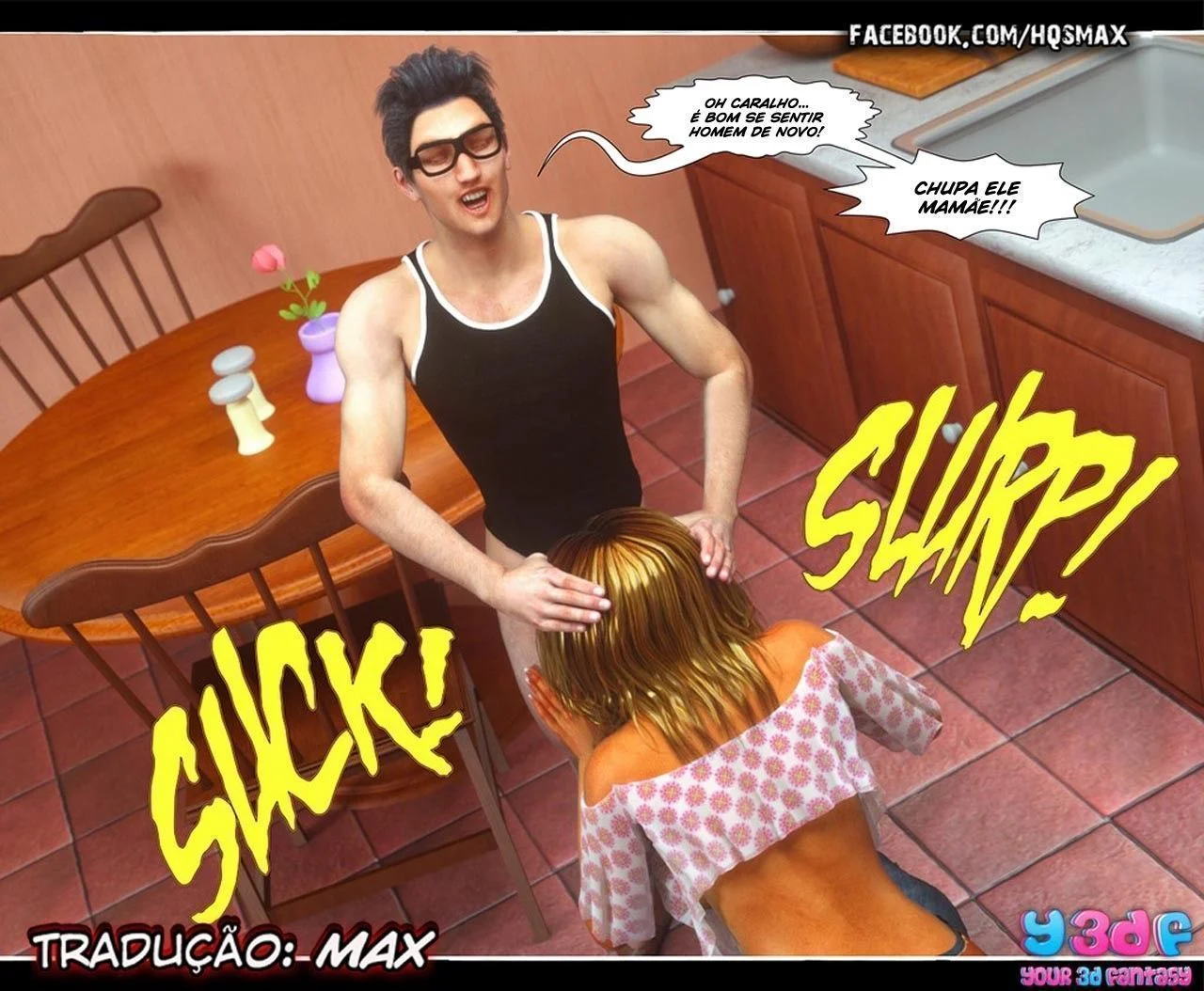 Hentai 3D incesto: Quadrinhos eróticos de sexo com a mamãe – Hentai 3D – Tradução Em Português
