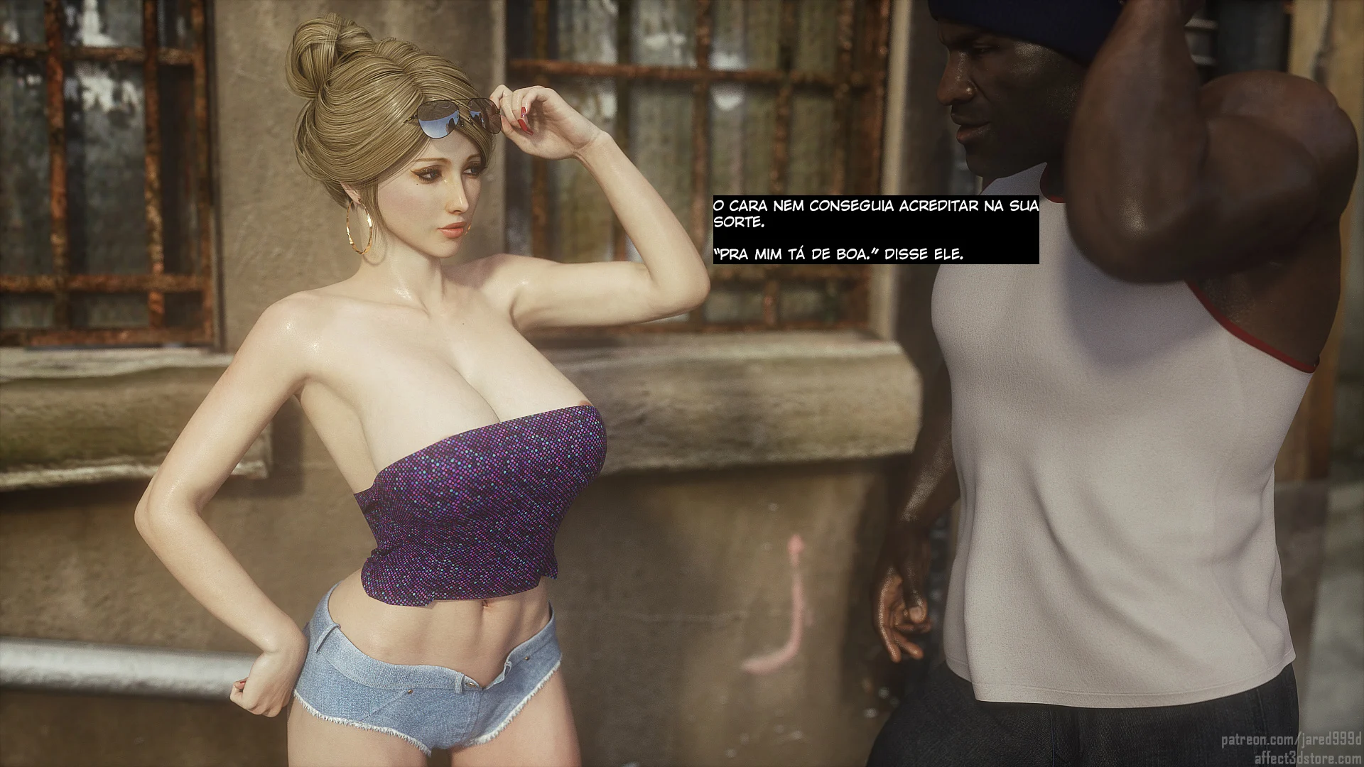 Hentai 3D Inter – Hentai Interracial – Alta Qualidade - Traduzido