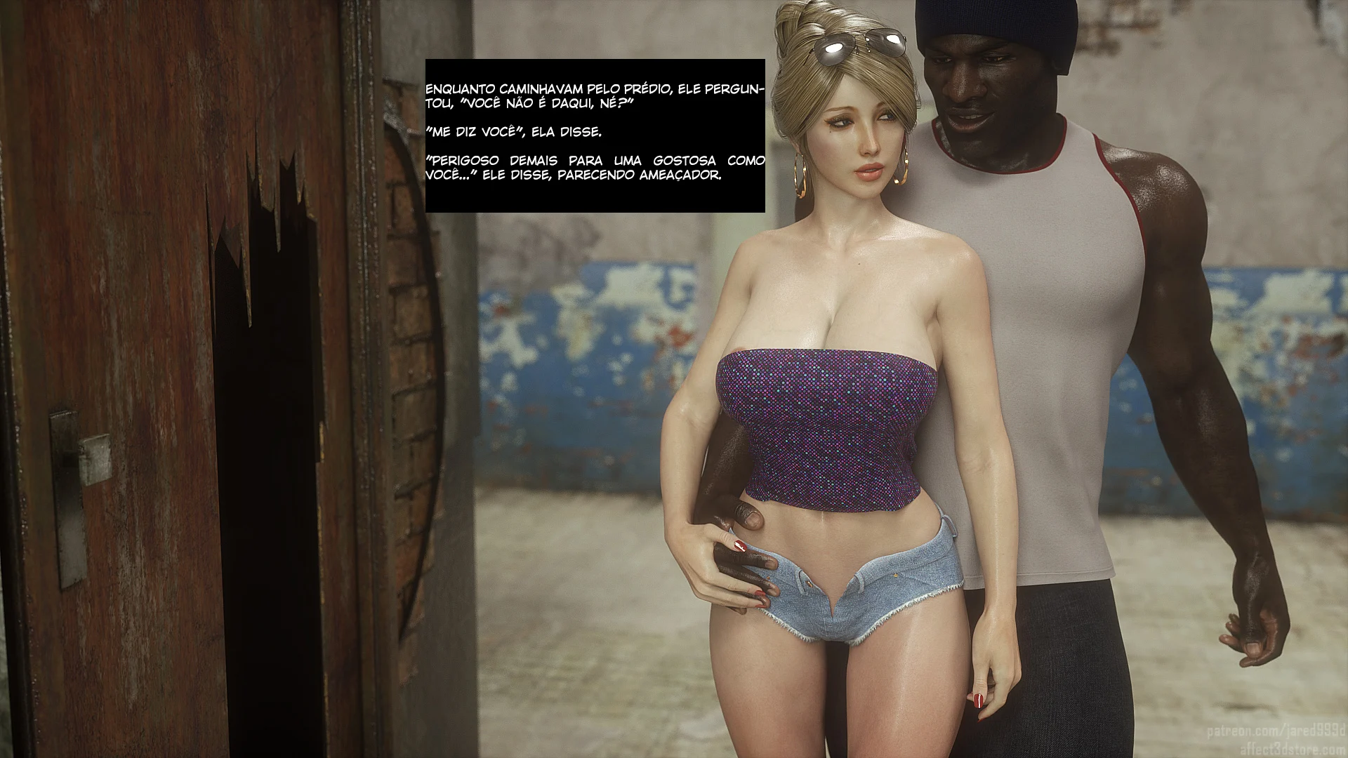 Hentai 3D Inter – Hentai Interracial – Alta Qualidade - Traduzido