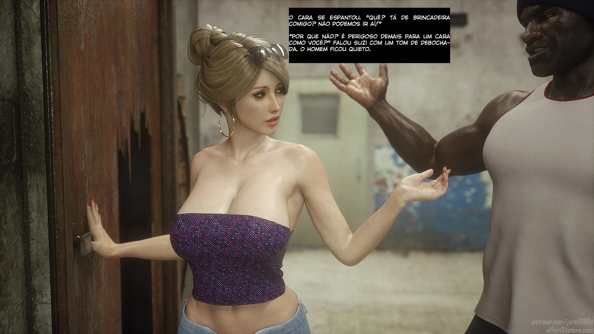 Hentai 3D Inter – Hentai Interracial – Alta Qualidade - Traduzido
