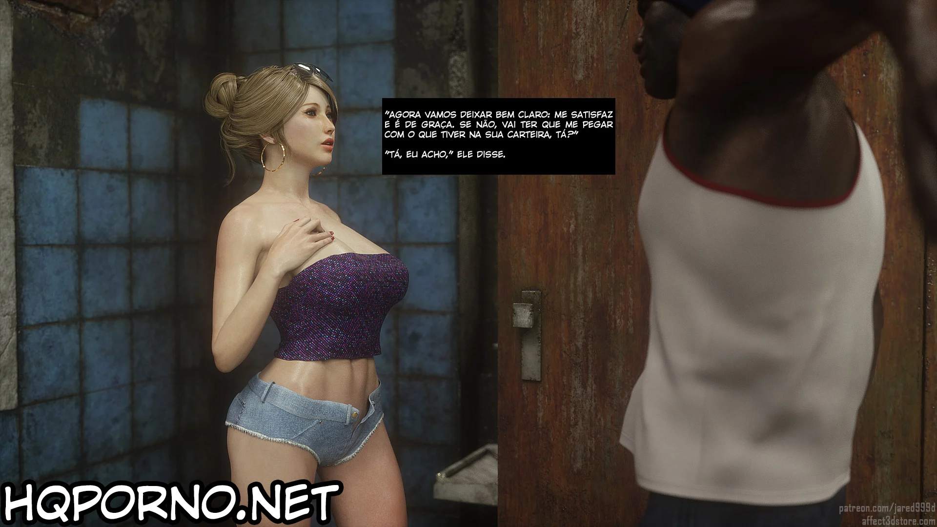 Hentai 3D Inter – Hentai Interracial – Alta Qualidade - Traduzido