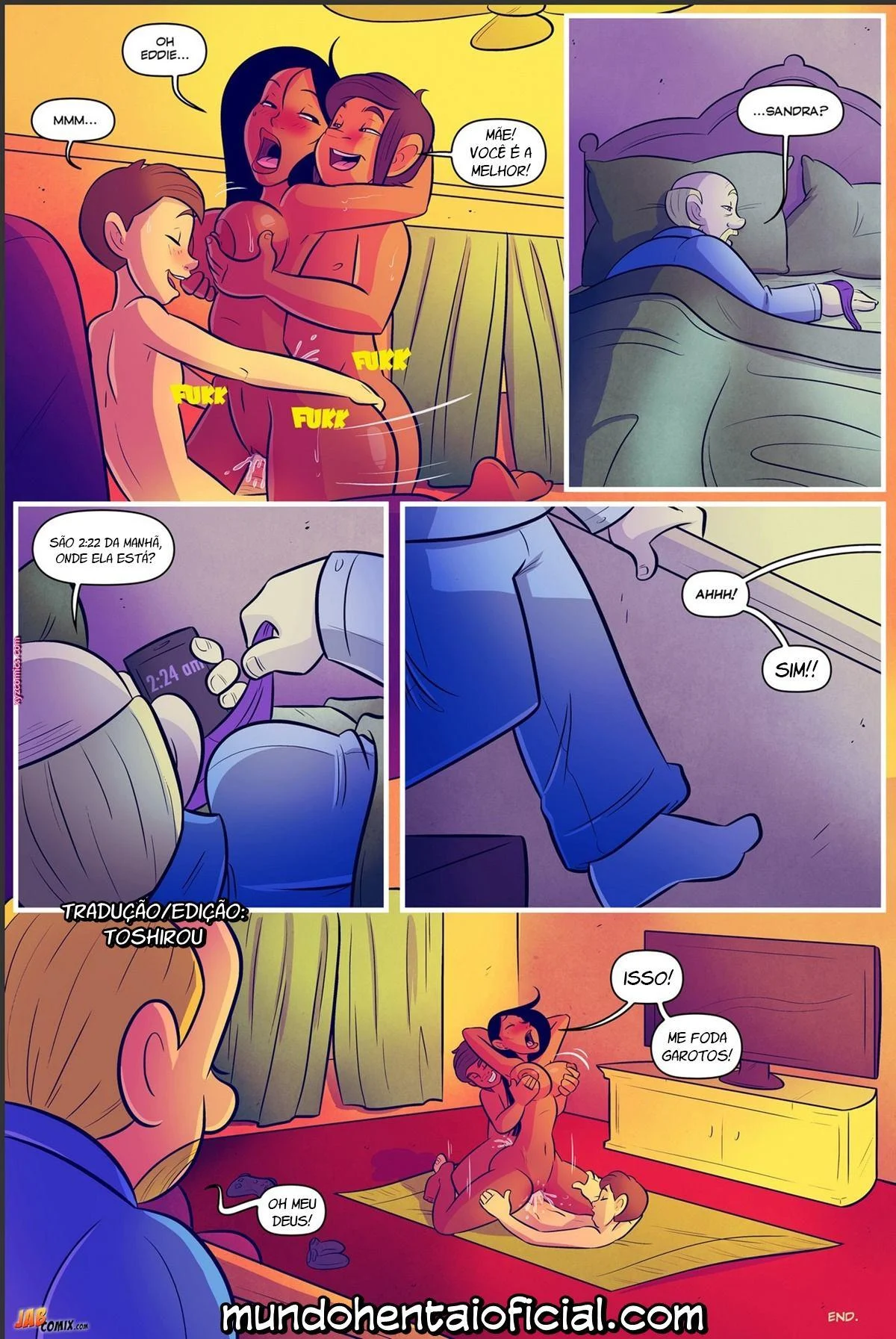 Hentai de sexo em quadrinho: HQ incesto com a mamae 4 – Hentai – PT Brasil