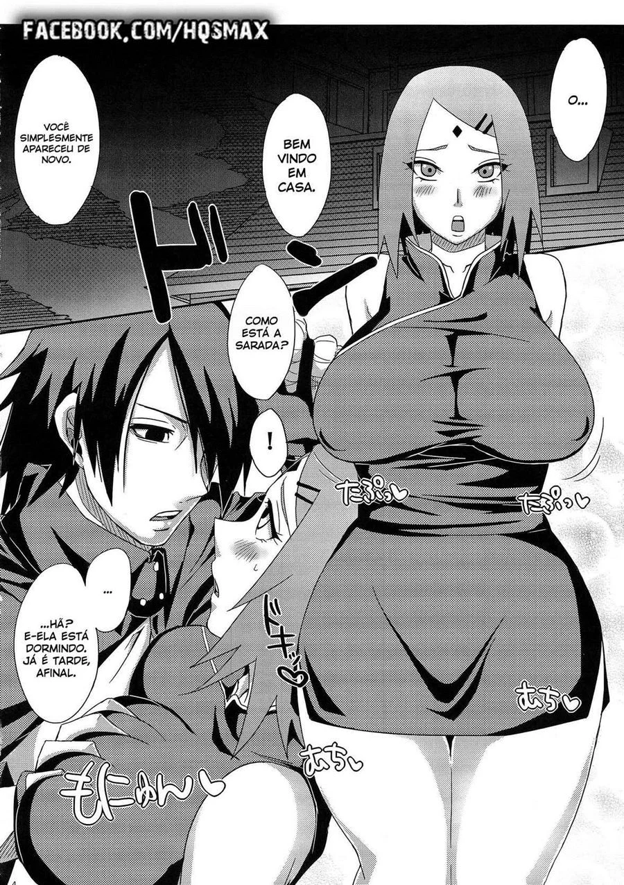 Hentai do Boruto, Sakura, Tsunade, Sasuke na putaria – Hentai – Ler Hentai HQ