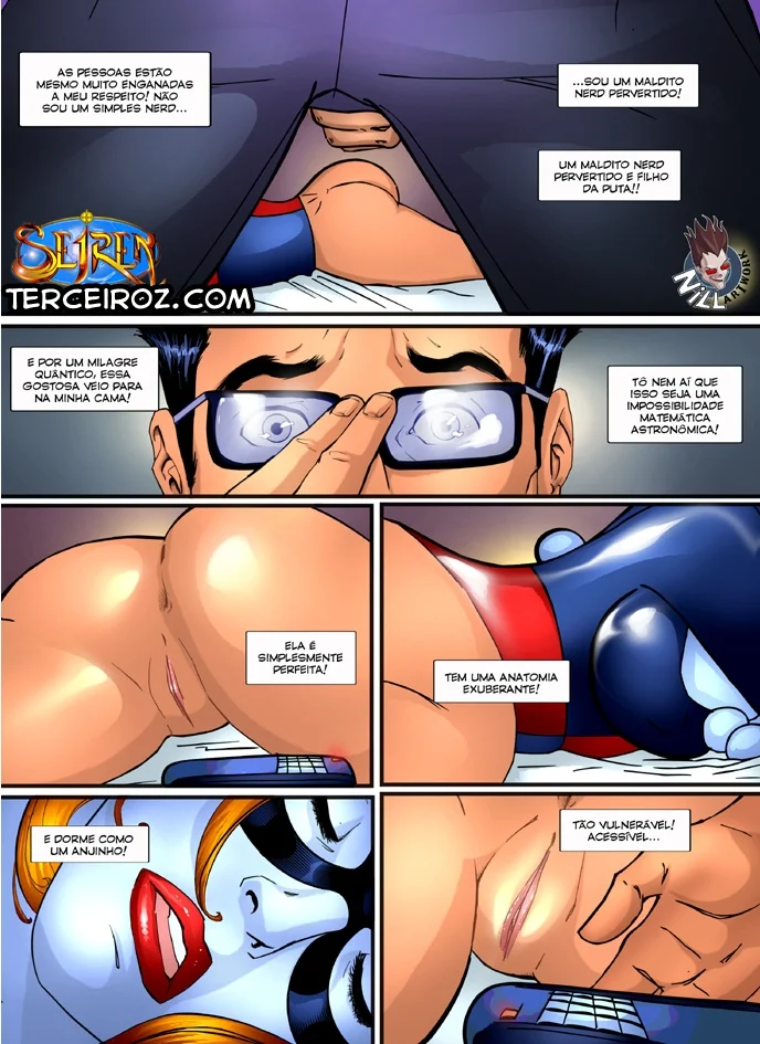 Hentai em quadrinhos: Coringa comendo o cu da Arlequina – Heróis Porno – Tradução Em Português