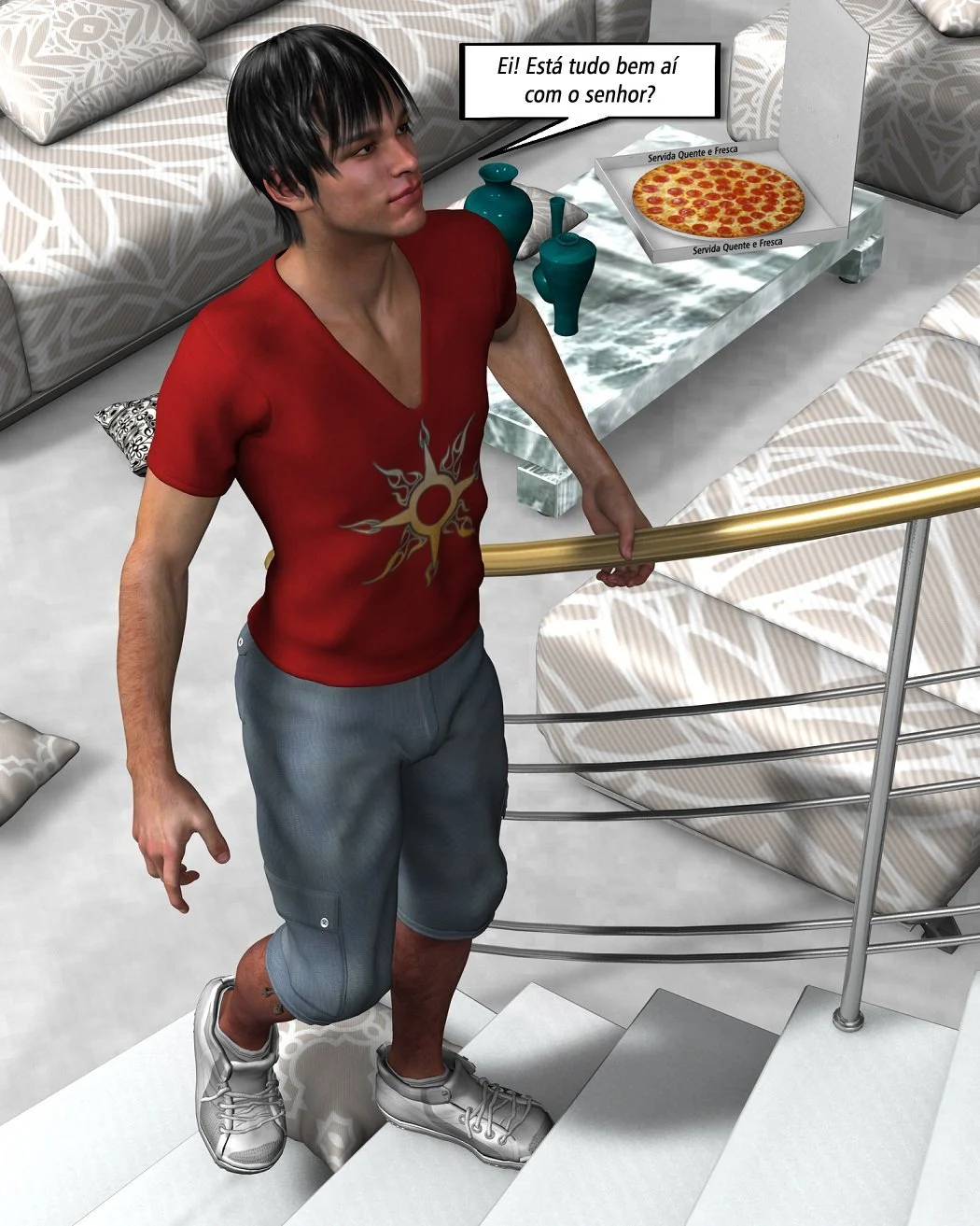 Hentai Gay 3D: Quadrinhos de sexo – Hentai Gay – Site Para Ler Completo