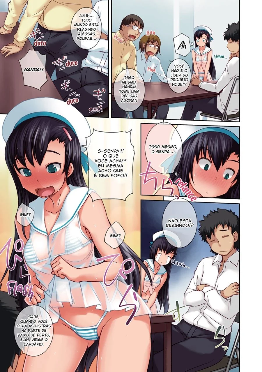 Hentai Nosso Projeto de Uniforme – Colegiais Pornô – Quadrinho Original