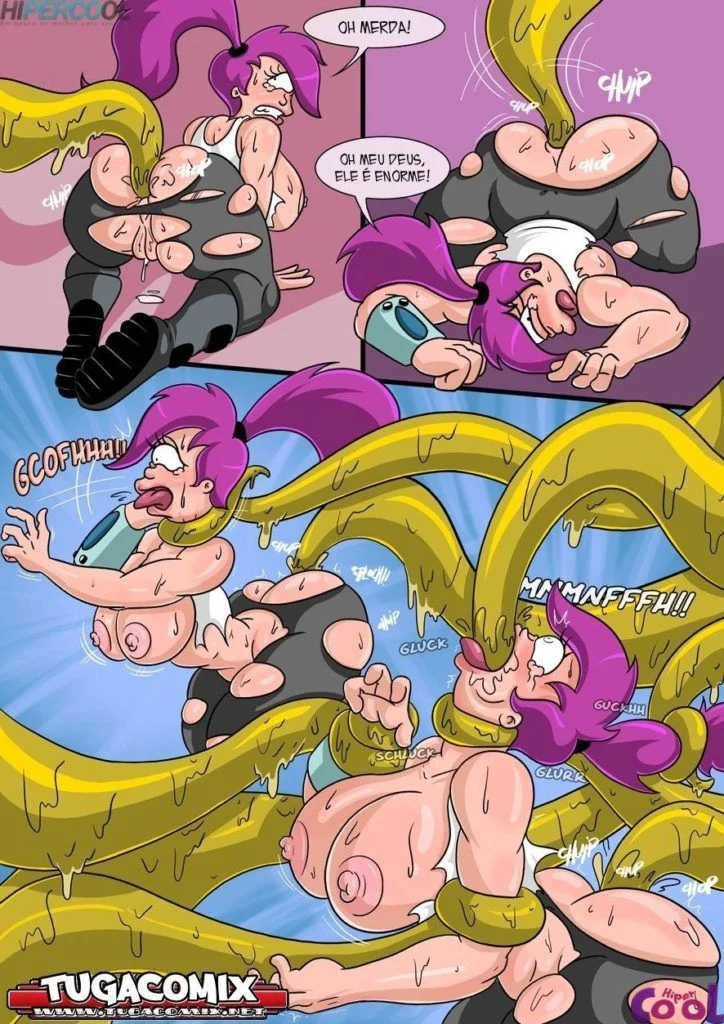 Hentai os Simpsons e Futurama quadrinhos porno – Futurama Hentai – Traduzido