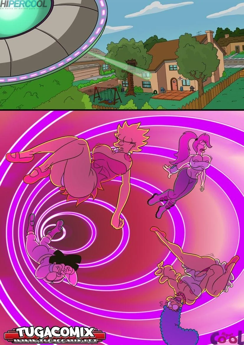 Hentai os Simpsons e Futurama quadrinhos porno – Futurama Hentai – Traduzido