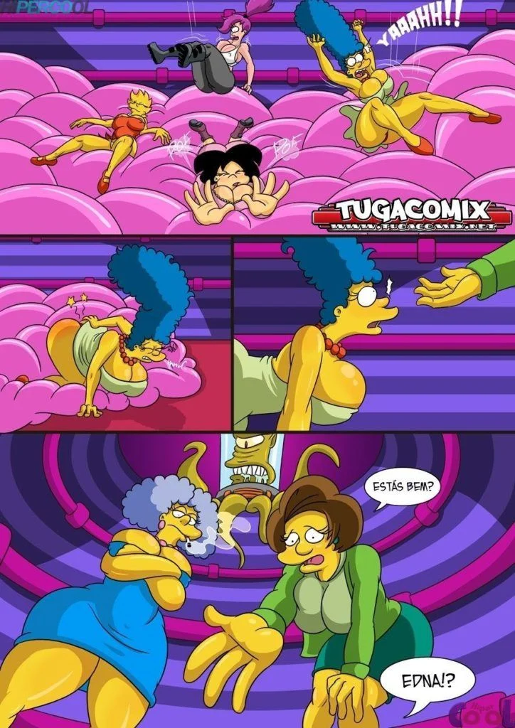 Hentai os Simpsons e Futurama quadrinhos porno – Futurama Hentai – Traduzido