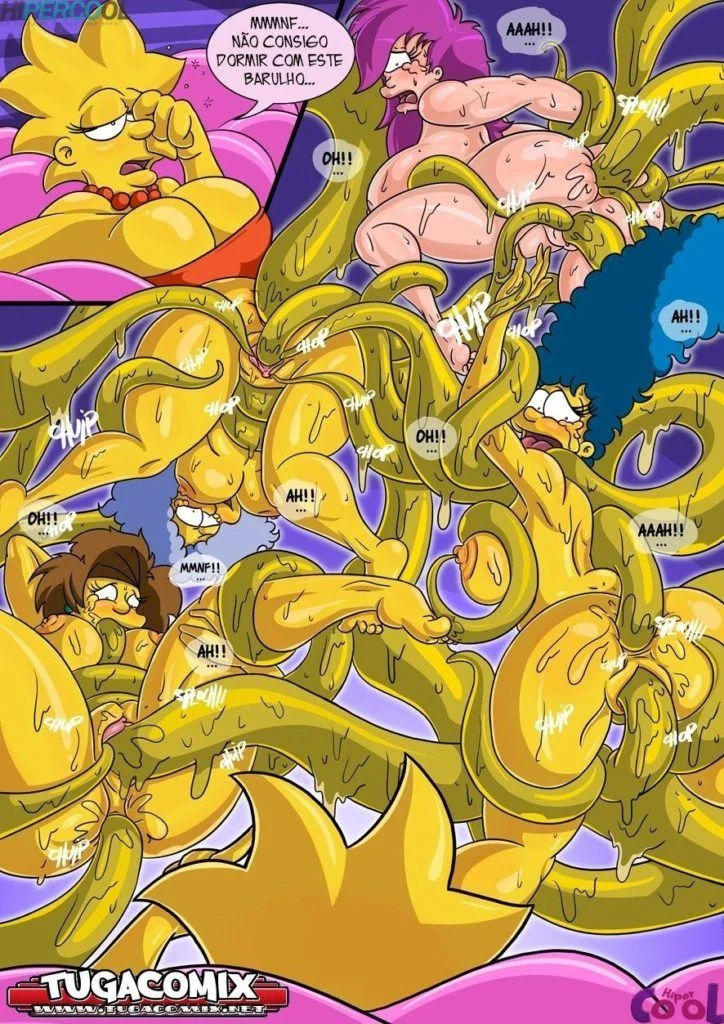 Hentai os Simpsons e Futurama quadrinhos porno – Futurama Hentai – Traduzido
