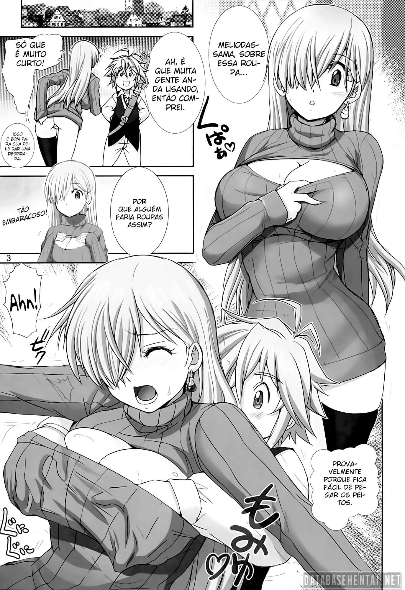 Hentai Porno Nanatsu no Taizai Elizabeth e seus sentimentos pervertidos – Hentai – PT Brasil