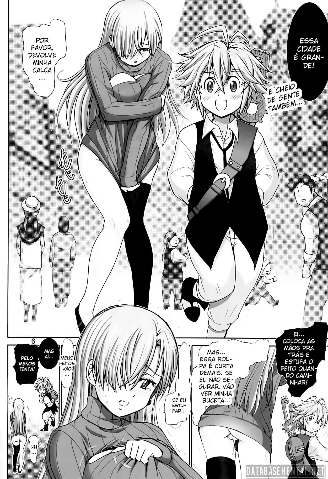 Hentai Porno Nanatsu no Taizai Elizabeth e seus sentimentos pervertidos – Hentai – PT Brasil