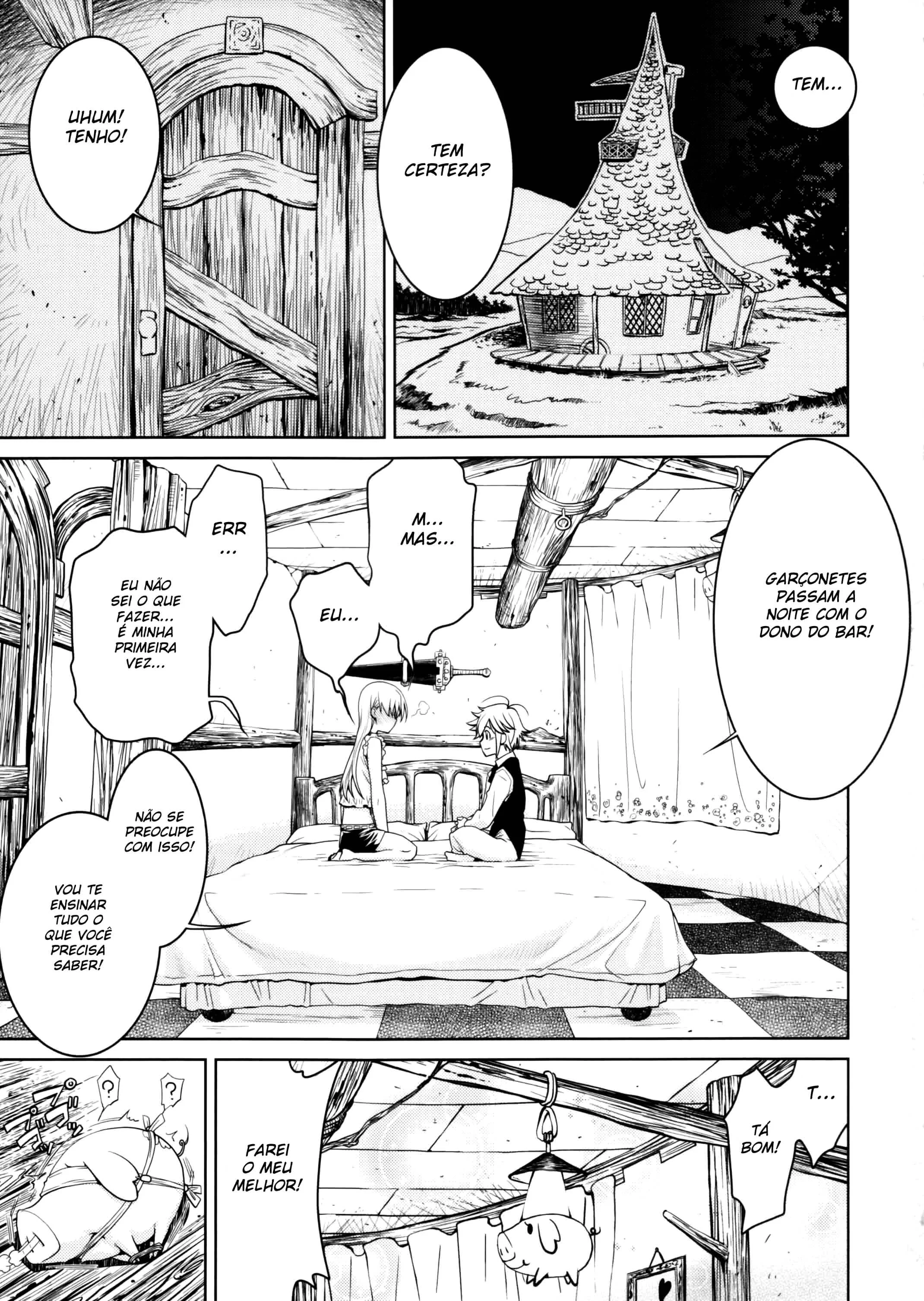 Hentai preto e branco: Os sete pecados capitais – Quadrinhos Pornô – PT-BR