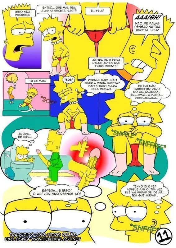 Hentai Simpsons incesto Bart comendo irmã Lisa – Simpsons Pornô – PT Brasil