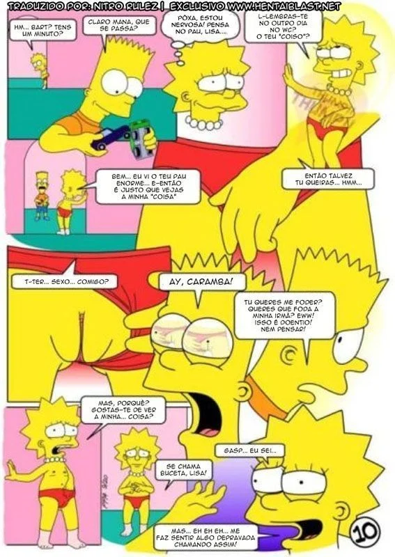 Hentai Simpsons incesto Bart comendo irmã Lisa – Simpsons Pornô – PT Brasil