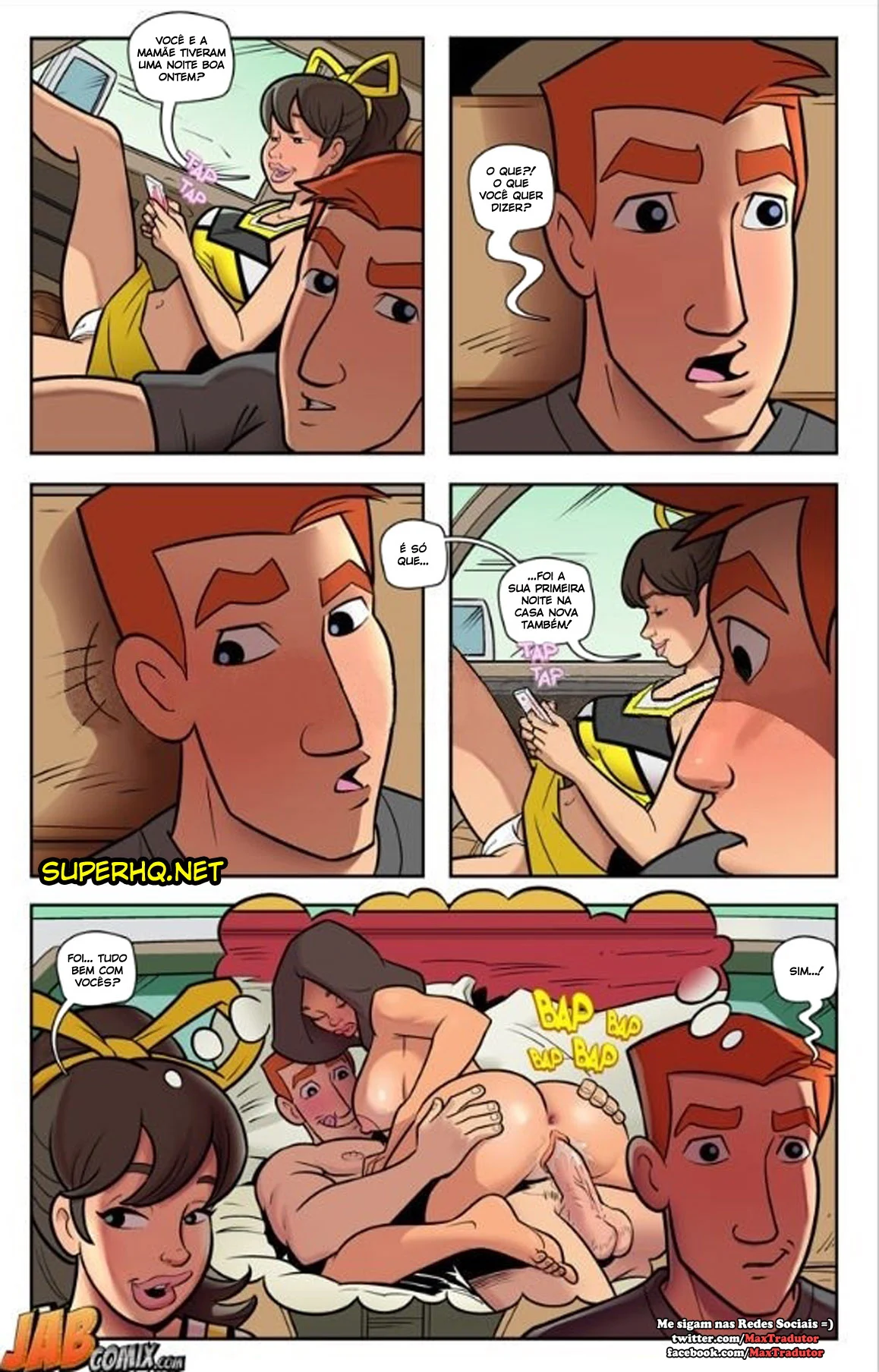 Hentaihousext: Tomando Cuidado 2 – Quadrinhos Pornô – Traduzido