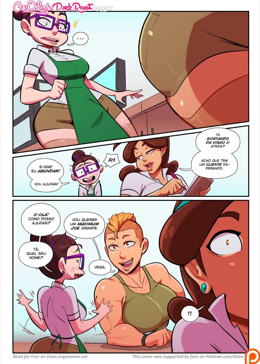 Cup O’ Love Dark Roast – Cartoon Pornô – PT-BR