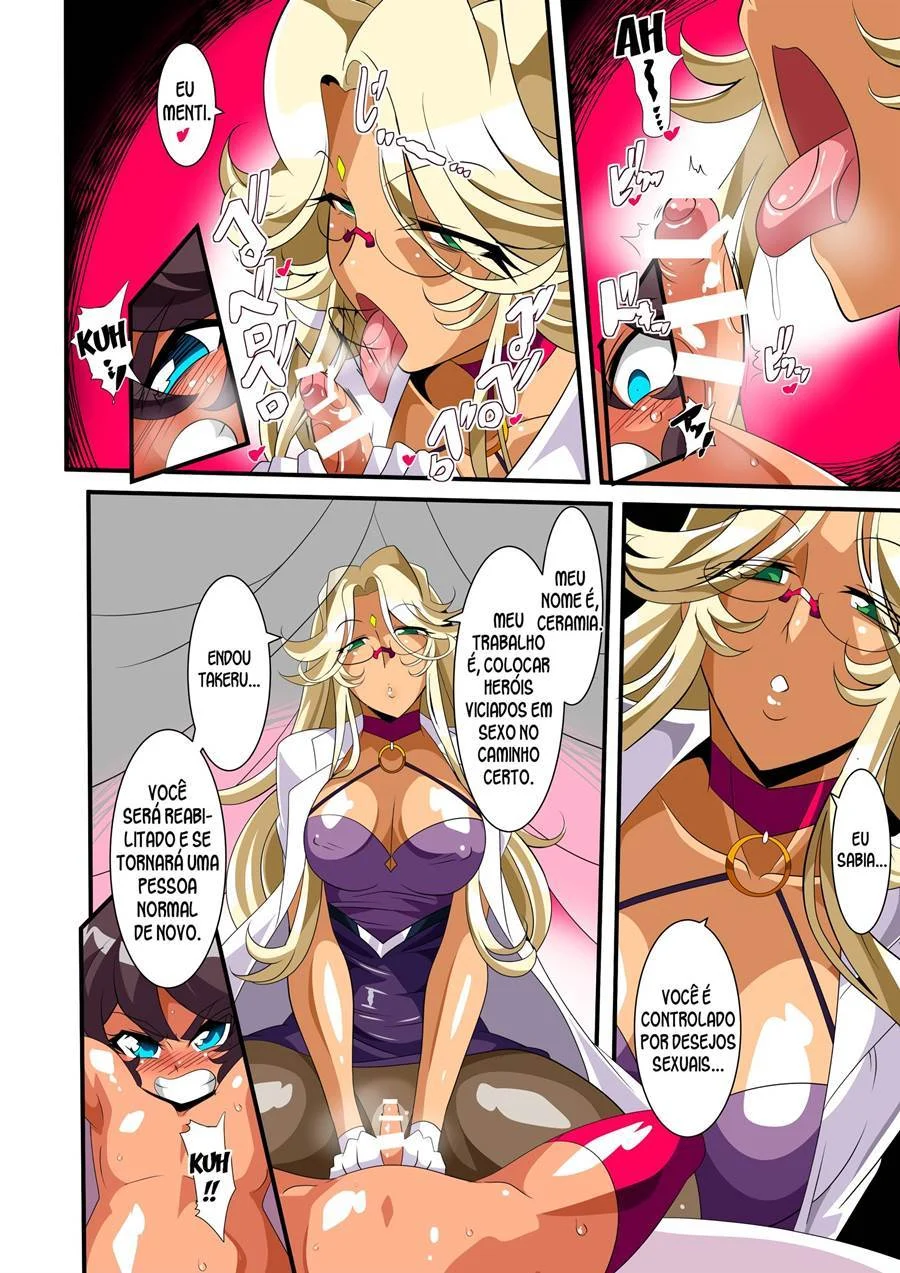 Hero no Yuuutsu Inran Rehabilitation Zenpen – Hentai – Traduzido