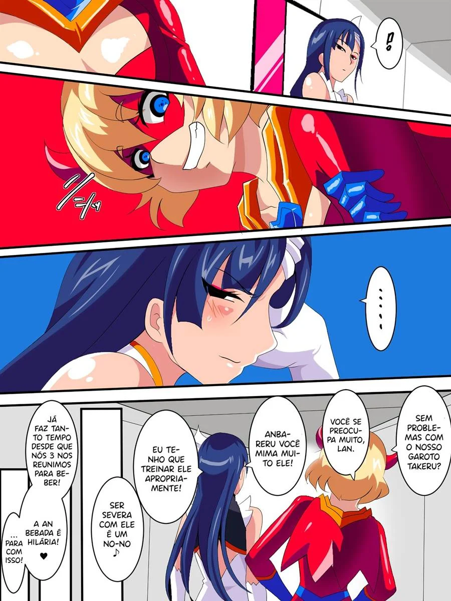 Hero no Yuuutsu Routine Choukyou Hen Kouhen Futari no Onna Kanbu ni Amayakasare Sagesumasareru Shota Hero – Hentai – Traduzido