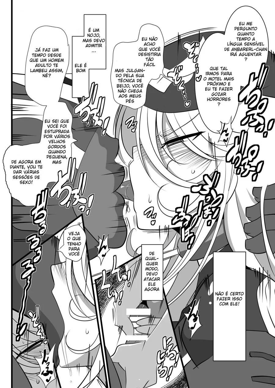Heroine Harassment Shirogane no Anbarerl Hen Hitojichi o Torarete Nasu Subenaku Dosukebe Hero ni Kegasareru Aku no Onna Kanbu – Hentai – PT-BR