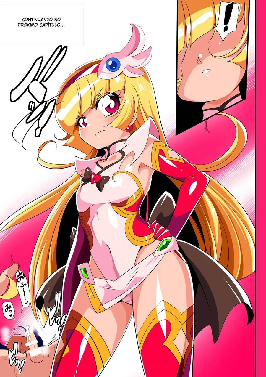 Heroine Harassment Shirogane no Anbarerl Hen Hitojichi o Torarete Nasu Subenaku Dosukebe Hero ni Kegasareru Aku no Onna Kanbu – Hentai – PT-BR
