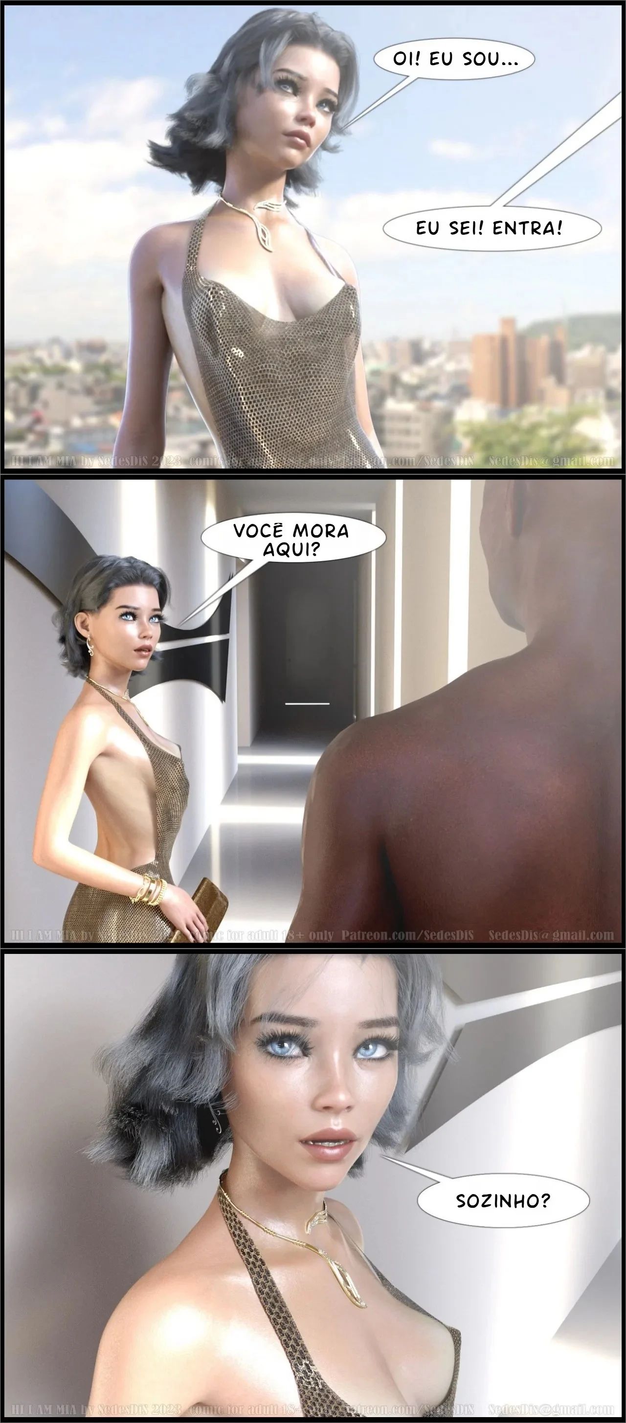 Hi, I Am Mia – Hentai 3D – Quadrinho Original