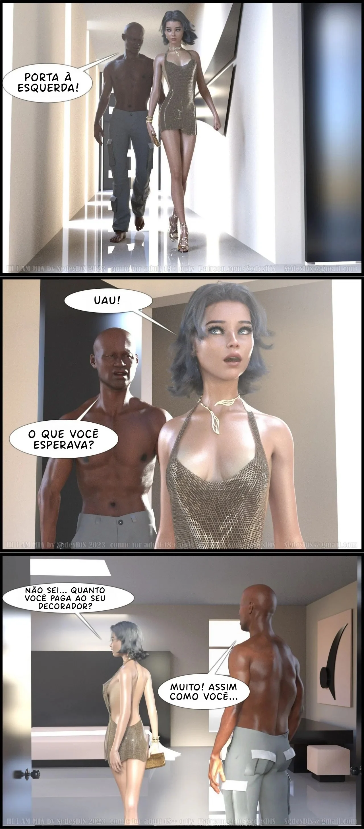 Hi, I Am Mia – Hentai 3D – Quadrinho Original