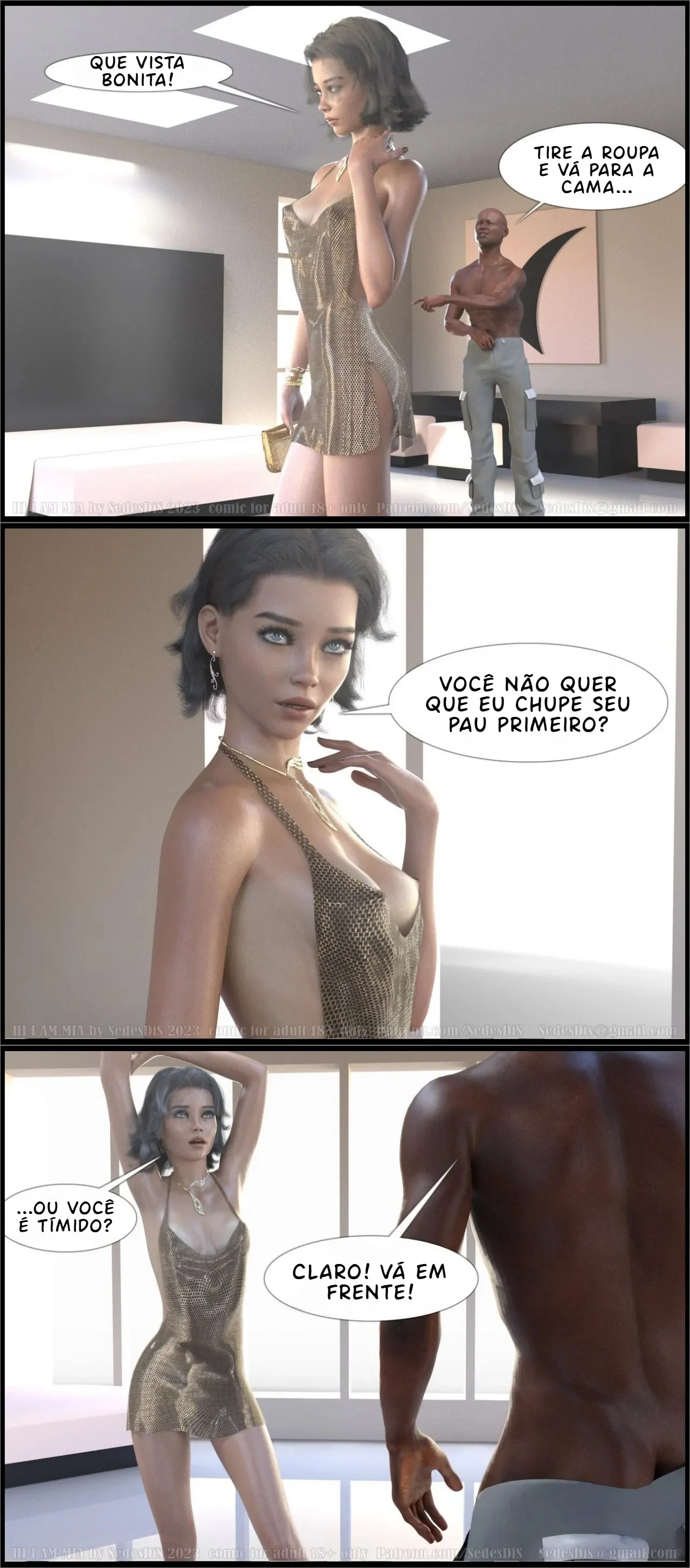Hi, I Am Mia – Hentai 3D – Quadrinho Original
