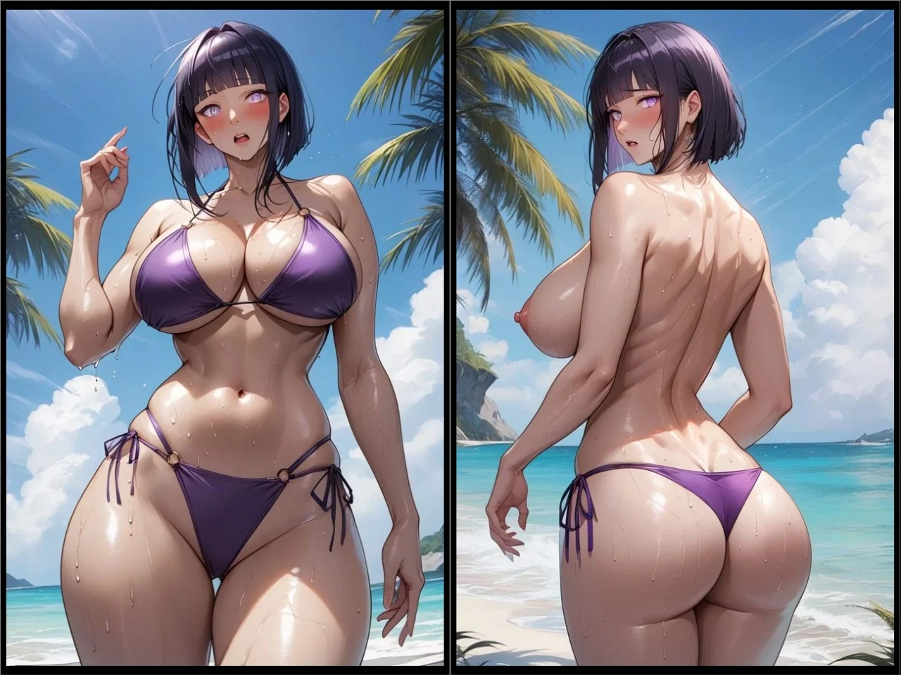 Hinata Beach NTR – Naruto Pornô – Traduzido