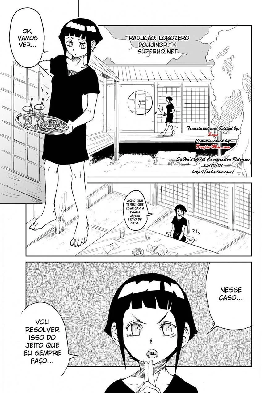 Hinata com tesão na buceta virgem – Manga Hentai – Ler HQ Completo