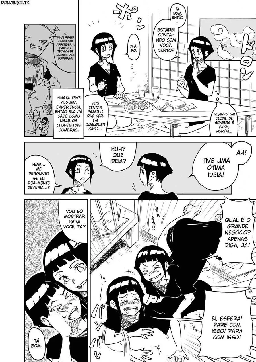 Hinata com tesão na buceta virgem – Manga Hentai – Ler HQ Completo