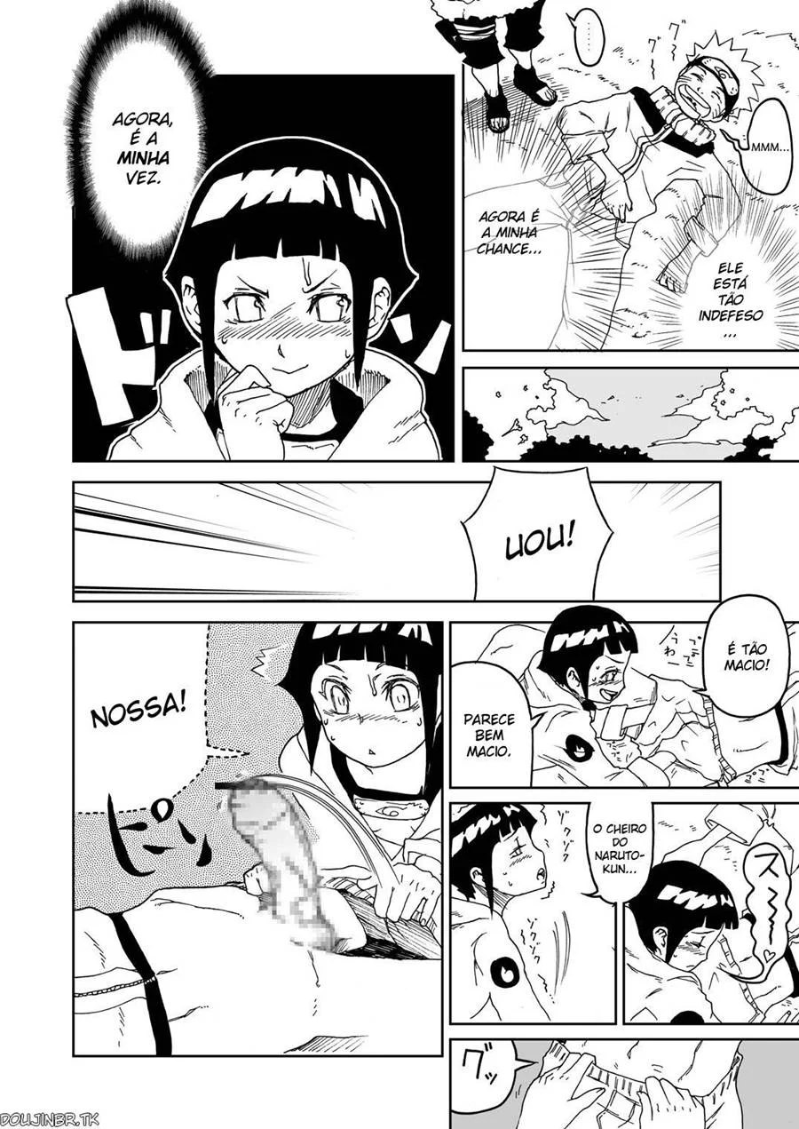 Hinata com tesão na buceta virgem – Manga Hentai – Ler HQ Completo