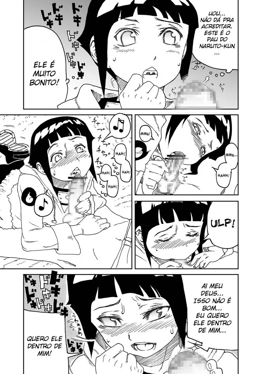 Hinata com tesão na buceta virgem – Manga Hentai – Ler HQ Completo