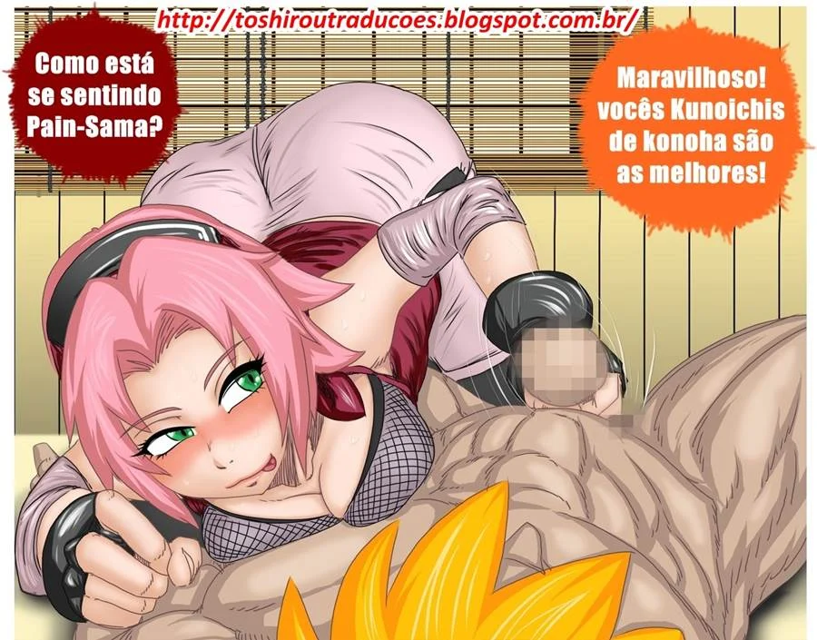Hinata e Sakura o Jutsu do sexo – Hentai – Alta Qualidade - Traduzido
