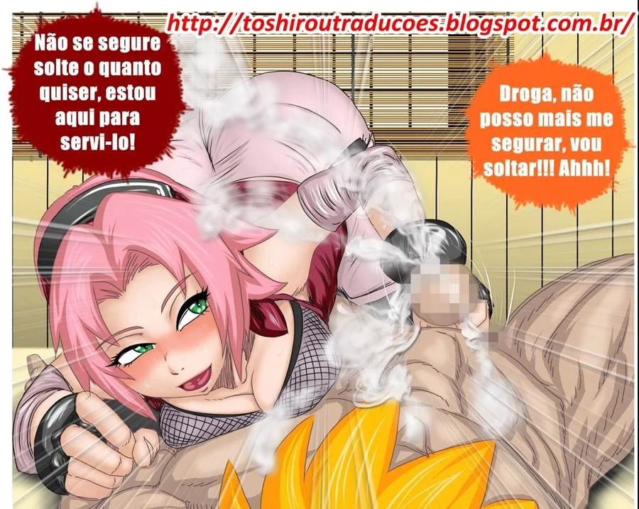 Hinata e Sakura o Jutsu do sexo – Hentai – Alta Qualidade - Traduzido