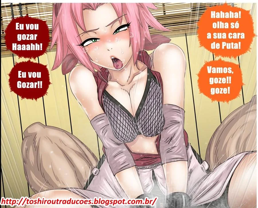 Hinata e Sakura o Jutsu do sexo – Hentai – Alta Qualidade - Traduzido