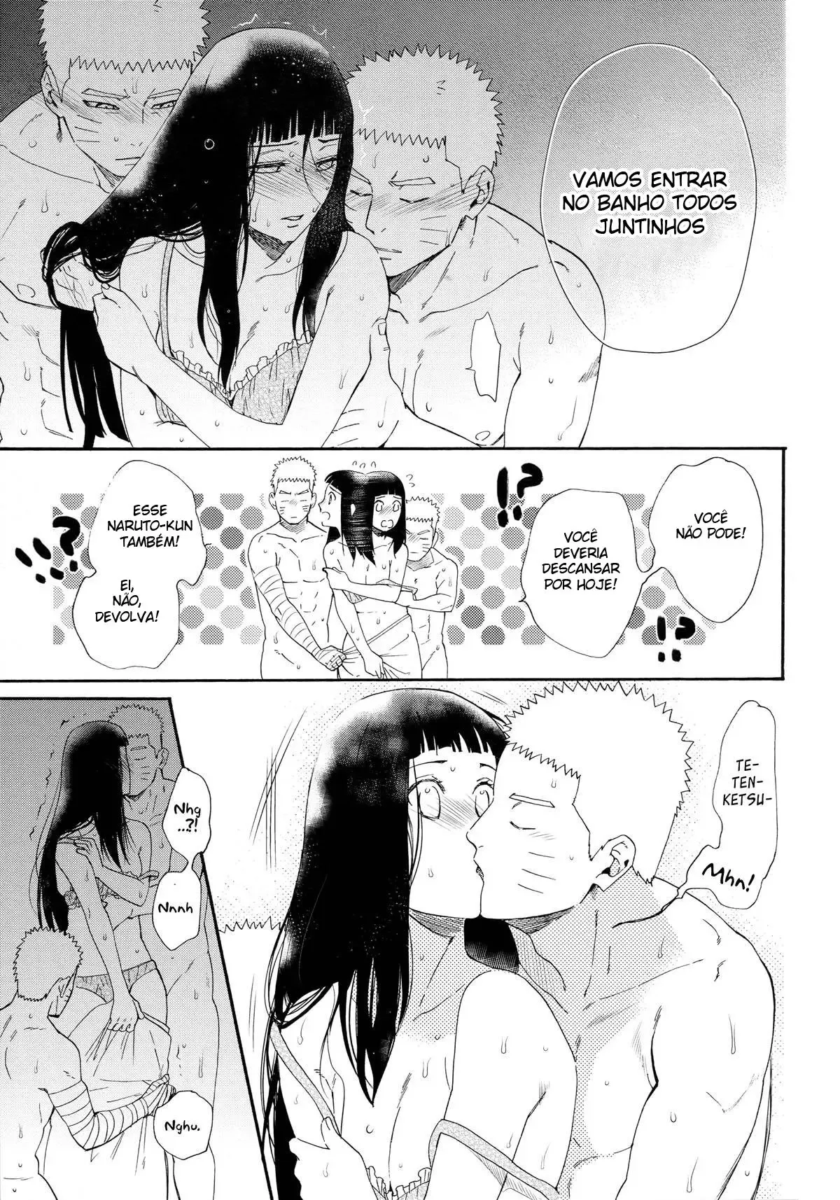 Hinata sexo com clones – Hentai Preto e Branco – Tradução Em Português
