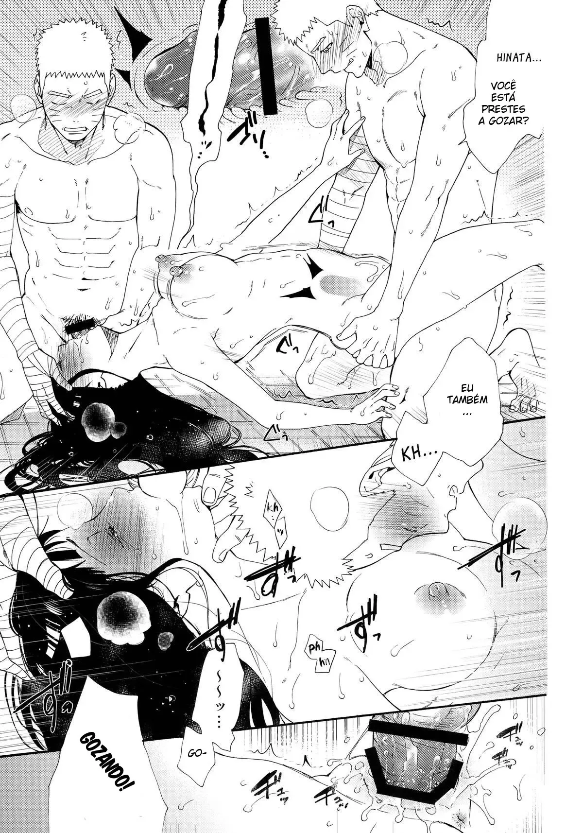 Hinata sexo com clones – Hentai Preto e Branco – Tradução Em Português