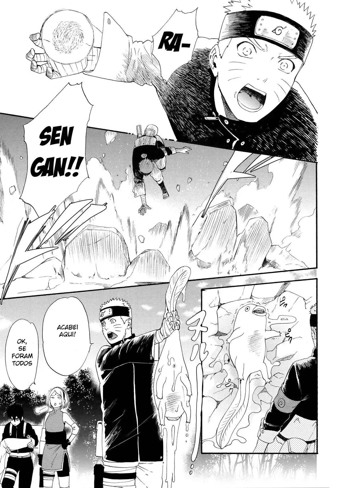 Hinata sexo com clones – Hentai Preto e Branco – Tradução Em Português