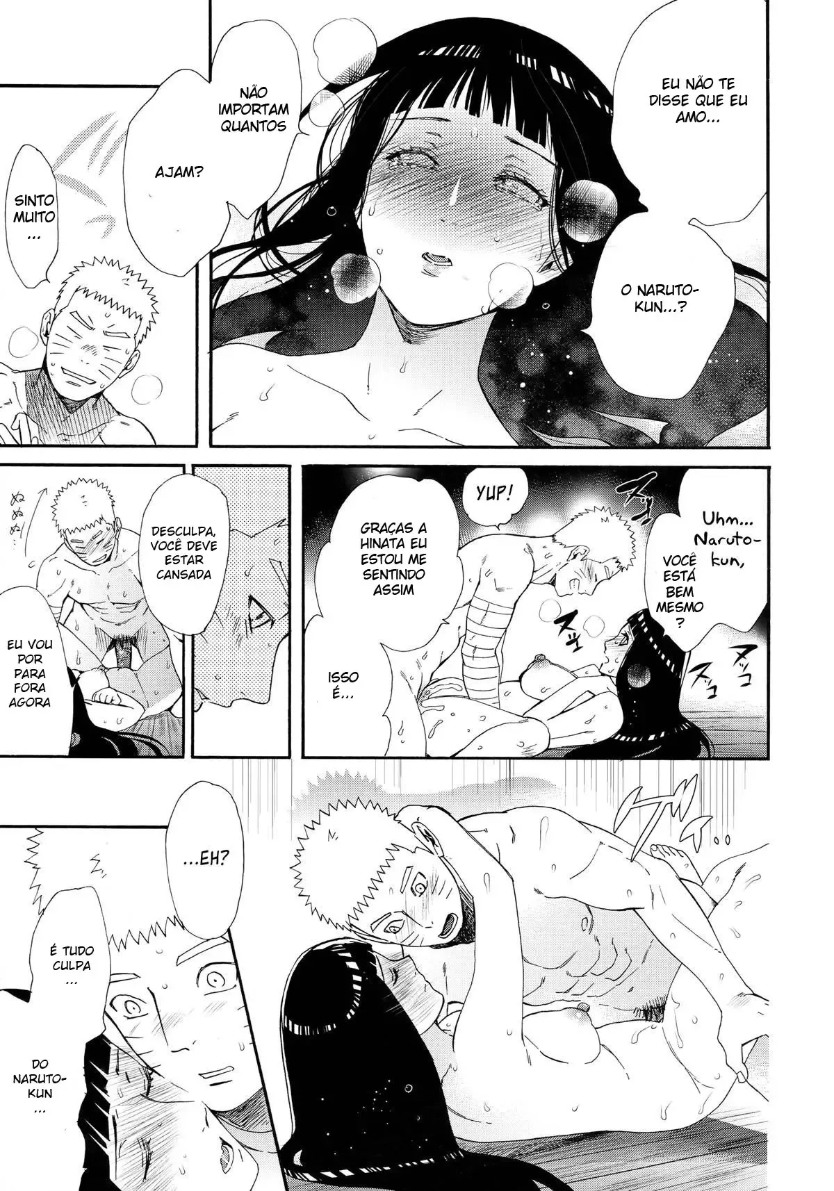 Hinata sexo com clones – Hentai Preto e Branco – Tradução Em Português