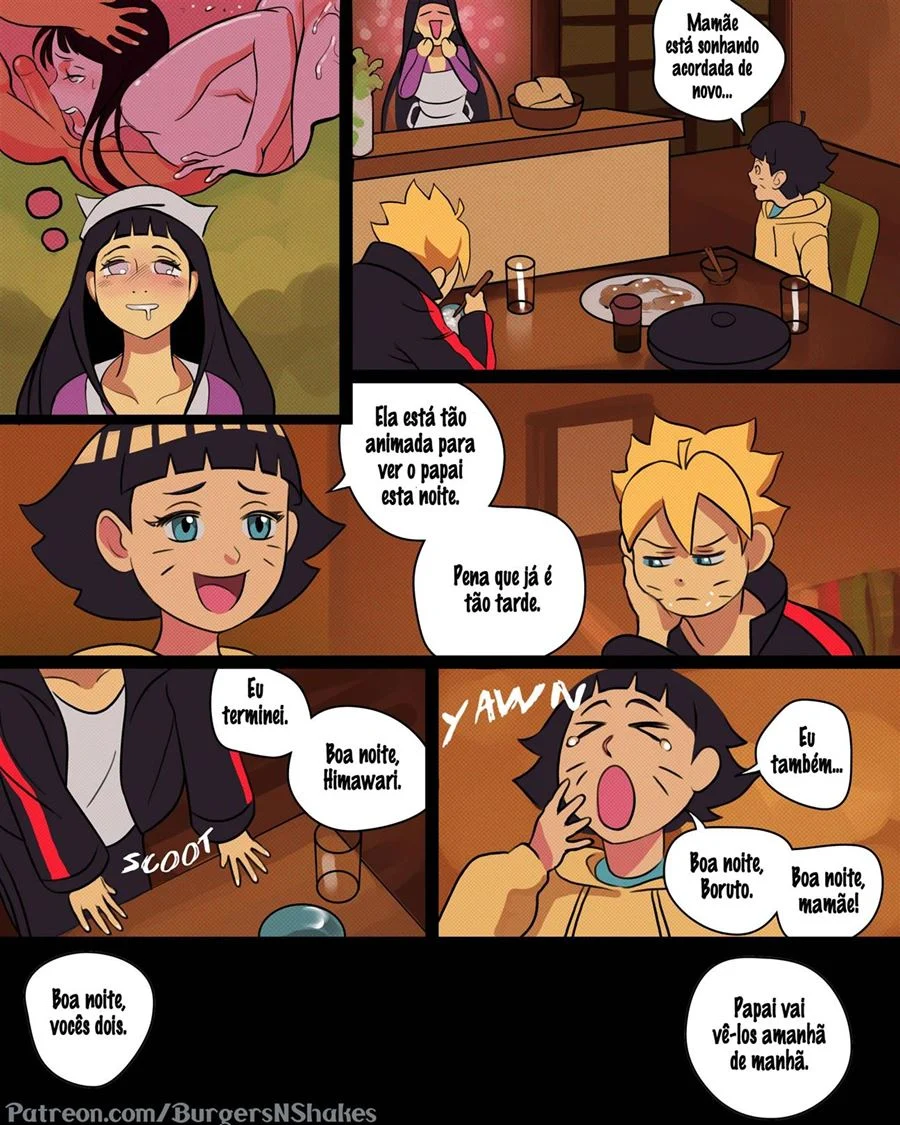 Hinata viciada no pau do filho – Boruto Hentai – Traduzido