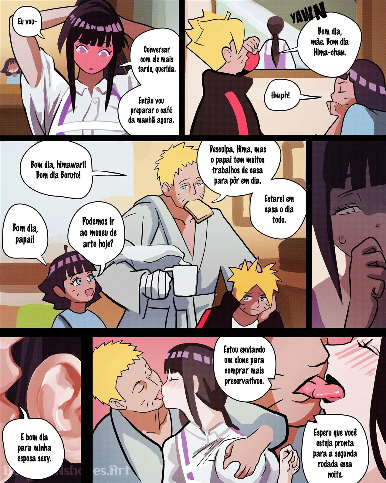 Hinata viciada no pau do filho 2 – Boruto Hentai – Ler Hentai HQ